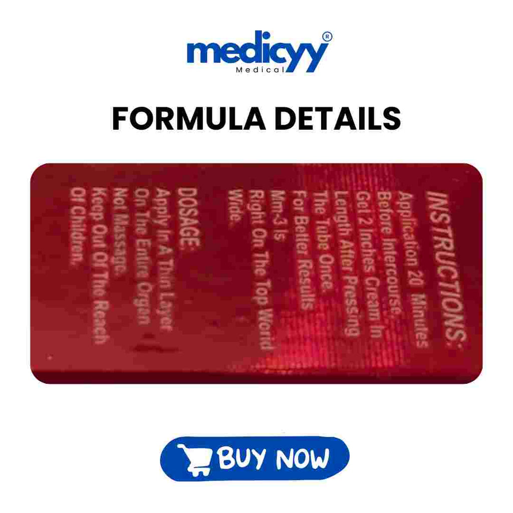 MM3 Cream – Sex Timing Delay Cream For Men (Herbal, Pakistan)